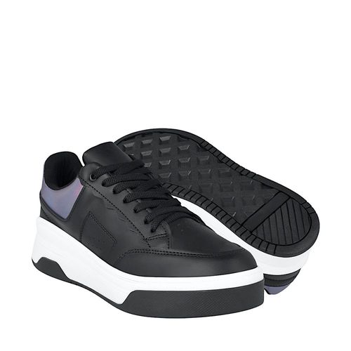 TENIS CASUALES DAMA STYLO 200 SIMIPIEL NEGRO