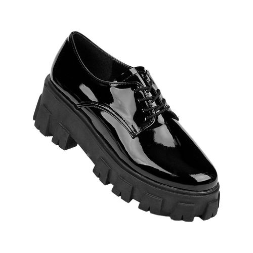 Zapato Mujer Casual Plataforma Negro Stfashion 00303611