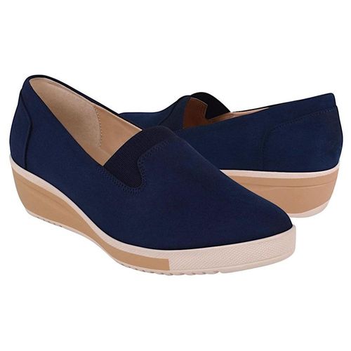 ZAPATOS DAMA STYLO 550 SUEDE AZUL