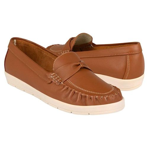 MOCASINES DAMA STYLO 3003 PIEL CAFÉ