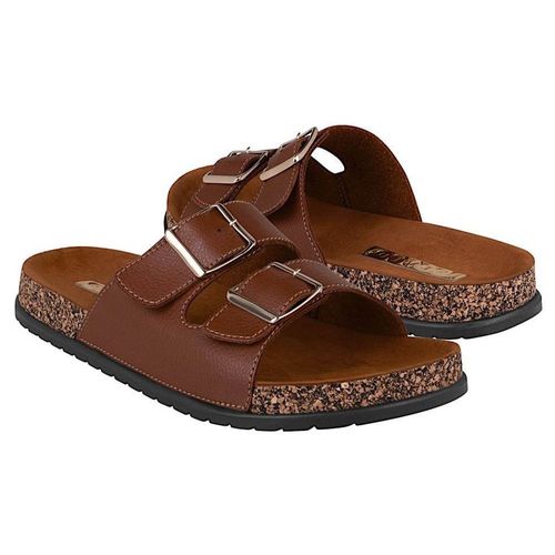 SANDALIAS DAMA STYLO SATURNO SIMIPIEL CAFÉ