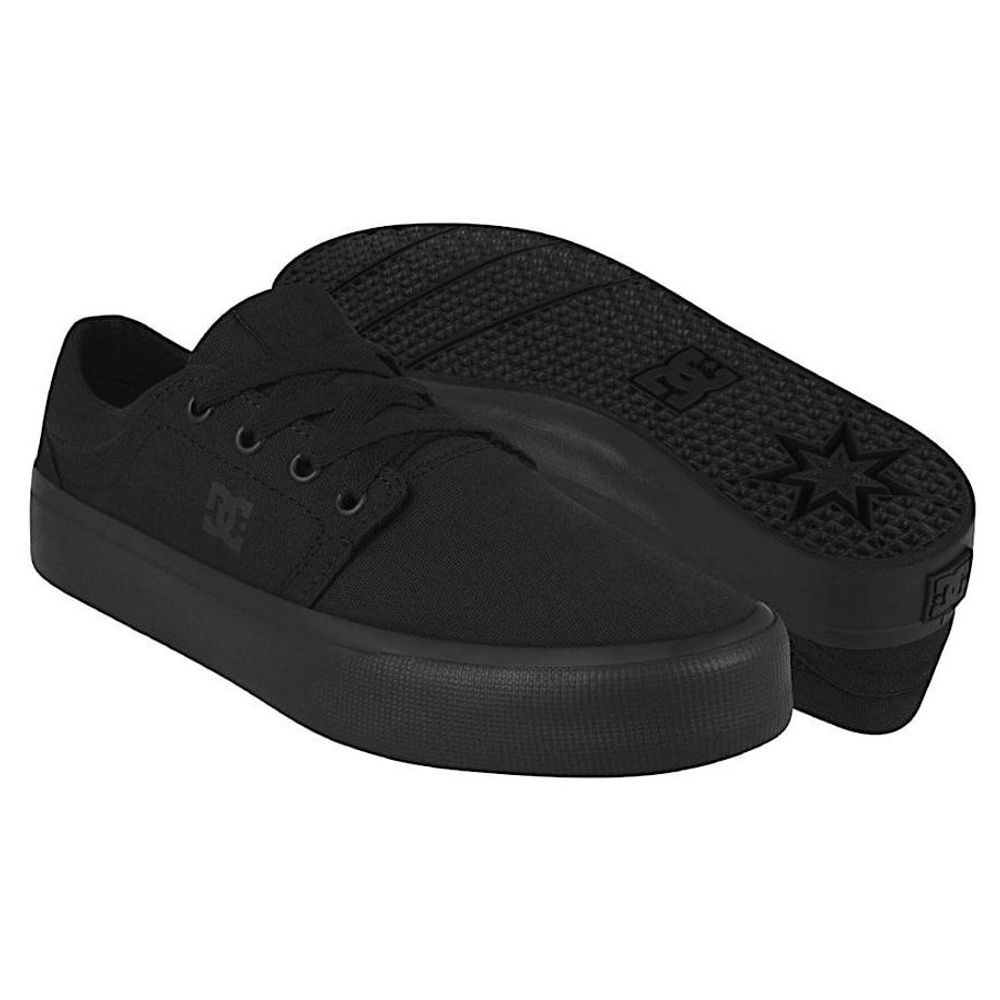 TENIS DAMA DC SHOES ADYS3004743BK TEXTIL NEGRO