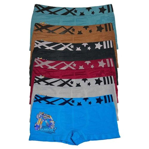 Pack 6 Boxers Niño Pack con 6 Diferentes Colores9986