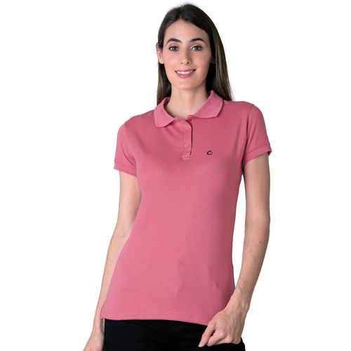 Playera Mujer Básico Polo Rosa Stfashion 52603808