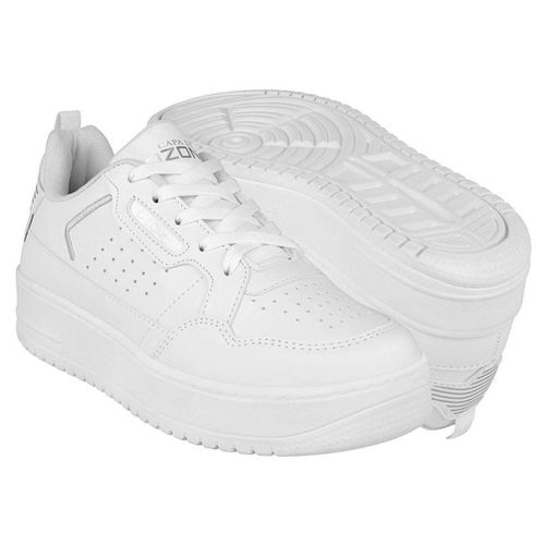 TENIS CASUALES DAMA CAPA DE OZONO 622901 SIMIPIEL BLANCO