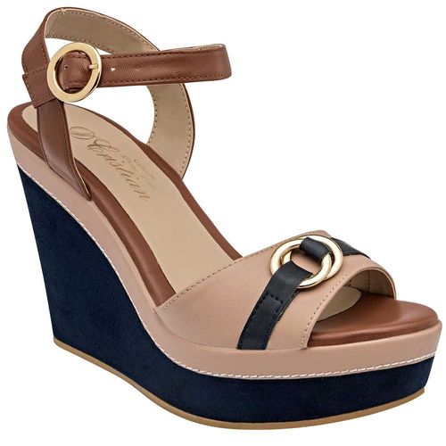 D'Cristian Zapatos para mujer beige camel marino, código 94363-1