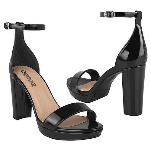 SANDALIAS DAMA STYLO 99532007 CHAROL NEGRO