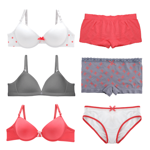 Pack de 6 prendas mixtas para niña adolescente PACKTEEN 006 Carnival