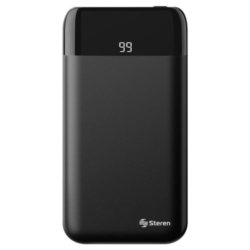 Batería Power Bank 8,000 mAh Steren MOV-1085NE Negro