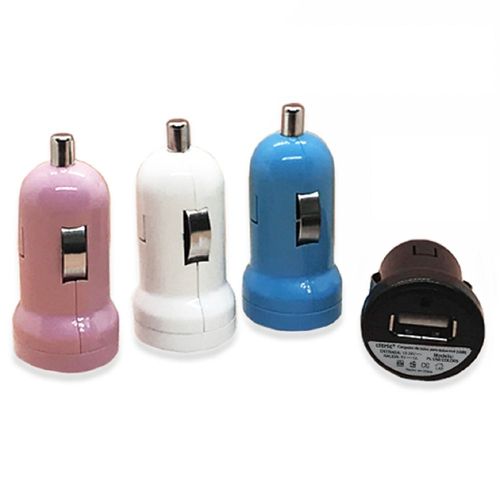Cargadror para Auto Citric Plug In USB 1000 mAh Rosa
