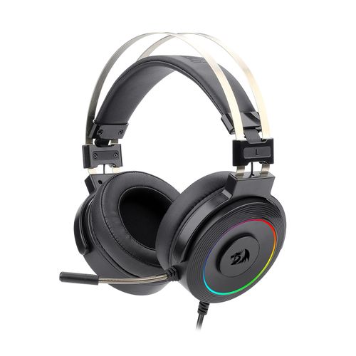 Lamia Negro: Alambrico, Conexion Usb + Sonido 7.1 + Iluminacion Rgb + Microfono Omni Flexible + Base