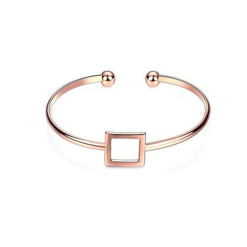 Brazalete Ocean Heart, Baño oro rosa, 18K, OH19-77