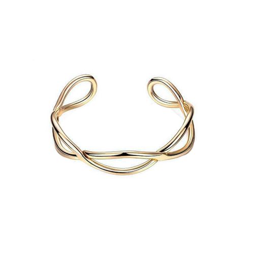 Brazalete Ocean Heart, Baño oro amarillo, 18K, OH19-88