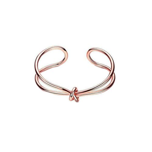 Brazalete Ocean Heart, Baño oro rosa, 18K,OH19-89