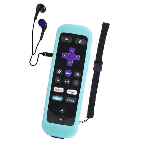 Funda Control Roku 3, 4 Roku Ultra y Roku Premiere + Turquesa