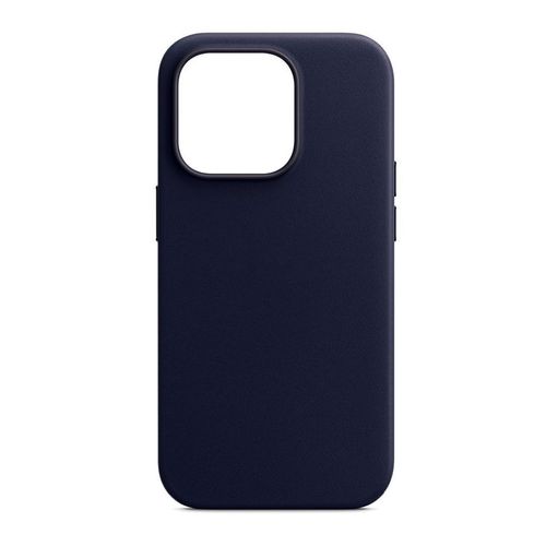 Funda Para iPhone 14 Piel Premium Tacto Suave Con Magsafe Azul