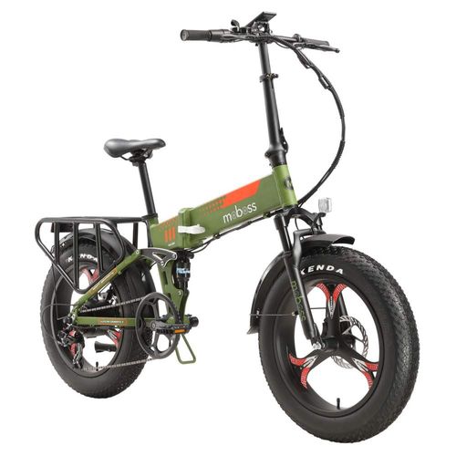 Bicicleta Eléctrica Plegable MTB Moboss Ebike Raven 250W 20