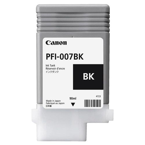 Tinta Canon PFI-007 Negro 90ml para Plotter