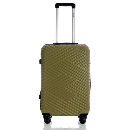 Maleta De Viaje Rígida  Equipaje Verde De 24 Pulgadas