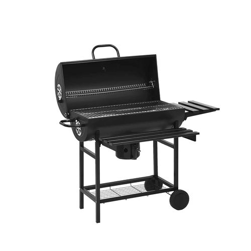 ASADOR TIPO BARRIL COLOR NEGRO 109X70X95 CM