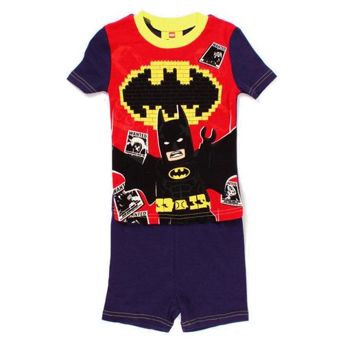 Pijama Lego Wocoro Color Rojo Con Azul Batman Short