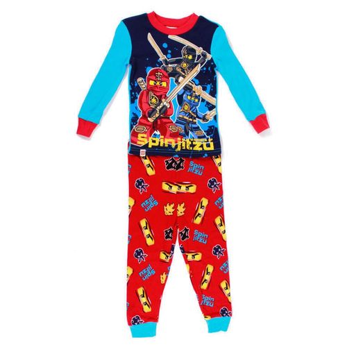 Pijama Lego Wocoro Color Azul Con Rojo Ninjago