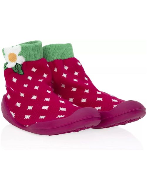 Calcetines Con Suela De Goma Nuby Snekz Fresa