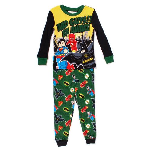 Pijama Lego Wocoro Color Verde Con Negro Batman Héroes