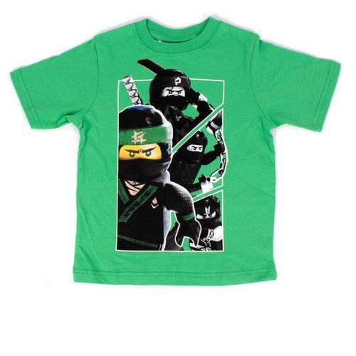 Playera Lego Wocoro Color Verde Estampado Ninjago En Acción