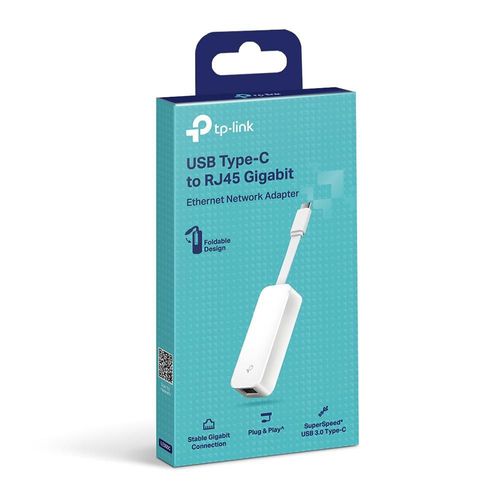 Adaptador de red tplink ue300c tipo-c usb 3.0a ethernet gigabit