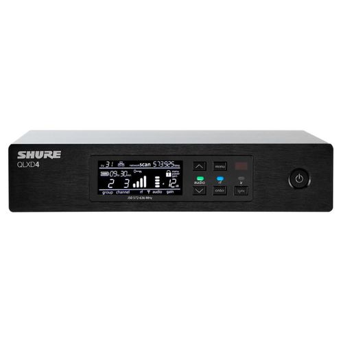 Receptor inalámbrico digital SHURE QLXD4 Red Ethernet