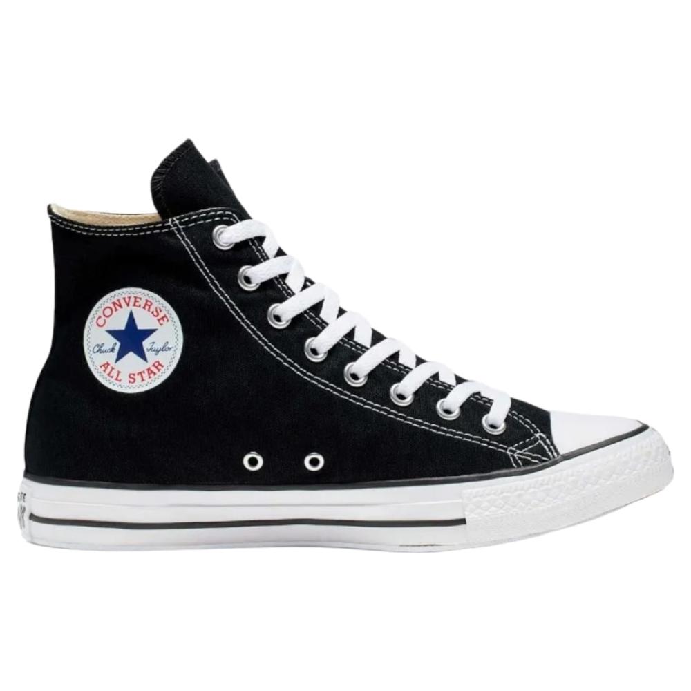 Tenis Converse Clasico Negro en Bota de Lona Unisex