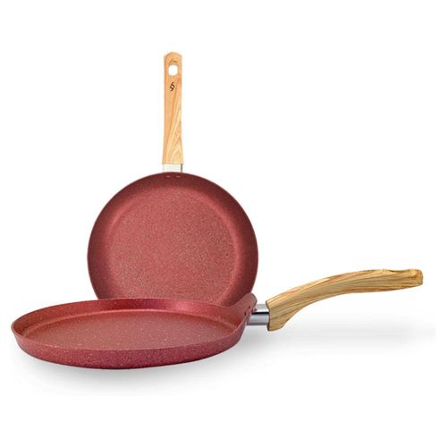 Set Sartén Y Comal R20/25cm Bogner Antiadherente (inducción)