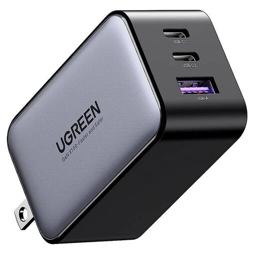 Cargador USB C UGREEN Nexode  65W GAN con 3 Puertos