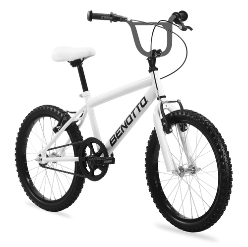 Bicicleta BENOTTO PMO R20 1V Niño Frenos V Acero Blanco