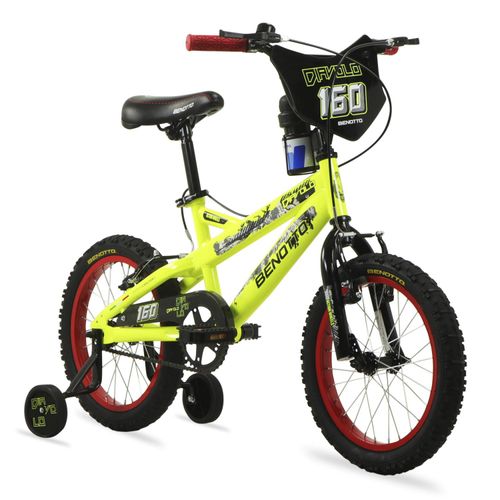 Bicicleta BENOTTO Cross DIAVOLO R16 1V con Ruedas Laterales