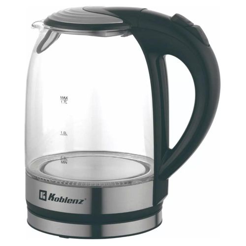 Tetera Jarra Eléctrica KOBLENZ 1.7Lt 1500 Watts Vidrio Filtro