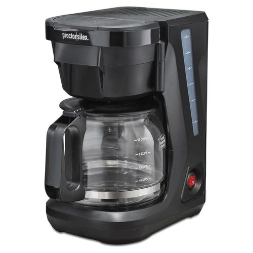 Cafetera Proctor Silex 43680PS 12 Tazas Fácil Llenado Negra