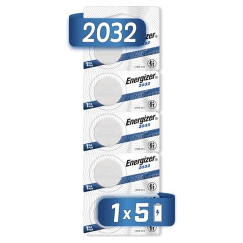 Pilas Baterías de Boton Energizer CR2032 3V Litio 5 Piezas