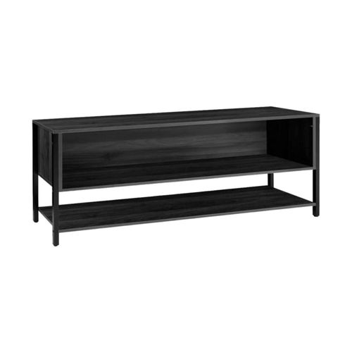 Mueble para TV Bluelander de 50 Pulgadas (120 * 30 * 62 cm) Negro Estante Organizador de 3 Niveles Mueble de TV para Sala Recámara Librero