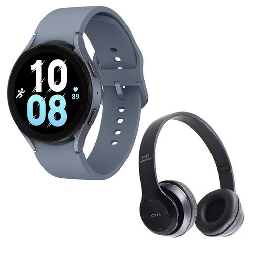 Galaxy Watch 5 44mm Azul (Reacondicionado) + Audífonos Bluetooth