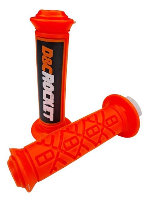 Puños Deportivos D&c Rocket Naranja Con Tubo Movil