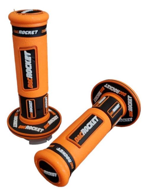 Puños Deportivos Para Moto D&c Rocket Naranja