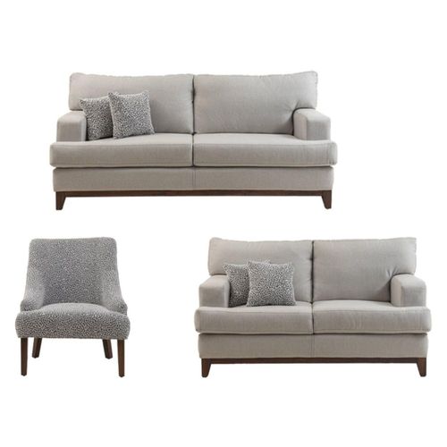 Sala 321 Florencia Gris Kessa Muebles