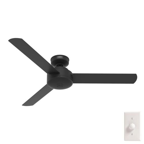 Ventilador De Techo Surespeed ​​de 52 Pulgadas En Negro Mate 3 Aspas