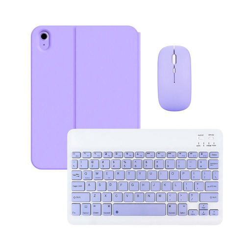 Funda Con Teclado Para iPad Gadgets&Fun para 10.2 Morado