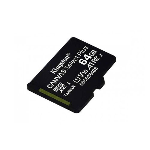 Memoria Flash Kingston, 64GB MicroSDXC UHS-I Clase 10, con Adaptador