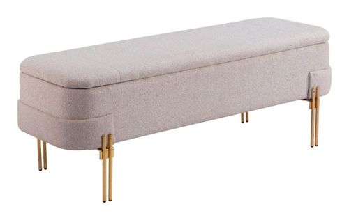 Banca Lebreton Gris Kessa Muebles