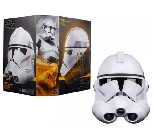 Star Wars The Black Series: Clone Wars - Phase II Clone Trooper Casco Electronico Premium