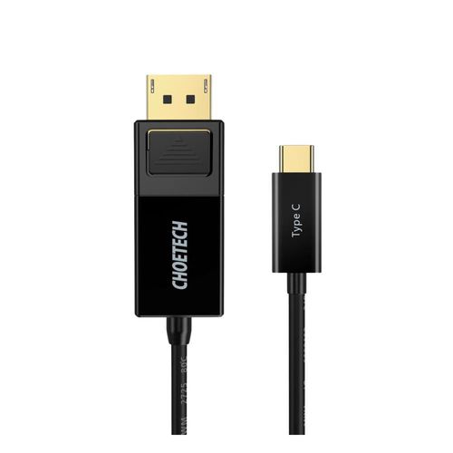 Cable Adaptador Tipo C a Display Port Choetech 4K 60 hz de 1.8 m